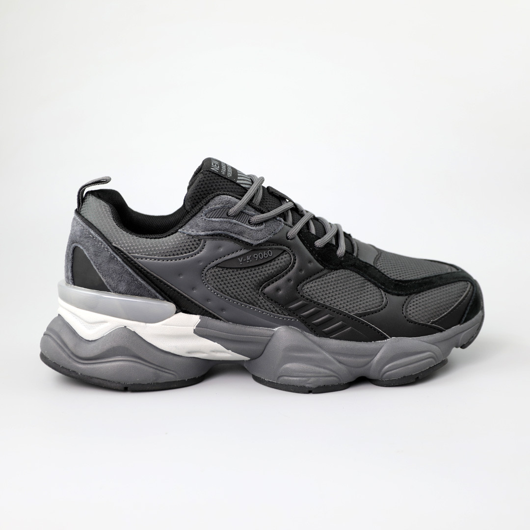 Кросівки чоловічі термо вологостійкі 590405 Сірі чорні, фото 1