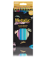 Карандаши цветные 12 цветов "MARCO" Metallic 5101B-12CB