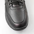 Кросівки чоловічі шкіряні хутро 590273 Чорні, фото 4