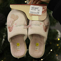 Домашні тапочки Gemelli 584758 Пудрові