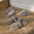 Домашні тапочки Teddi 586975 Сірі, фото 4