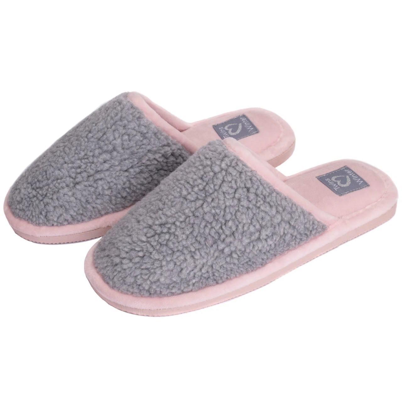 Хатні тапочки 584778 Сірі рожеві, фото 1