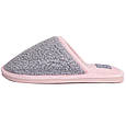 Хатні тапочки 584778 Сірі рожеві, фото 2