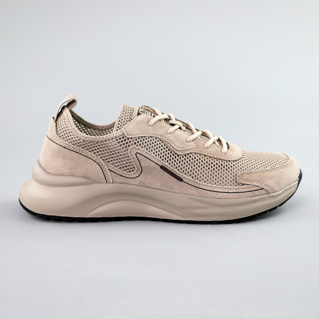 Кросівки чоловічі сітка 591671 Бежеві, фото 1