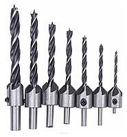 Набір свердел для дерева ззенкером PM-ZWZP-7T