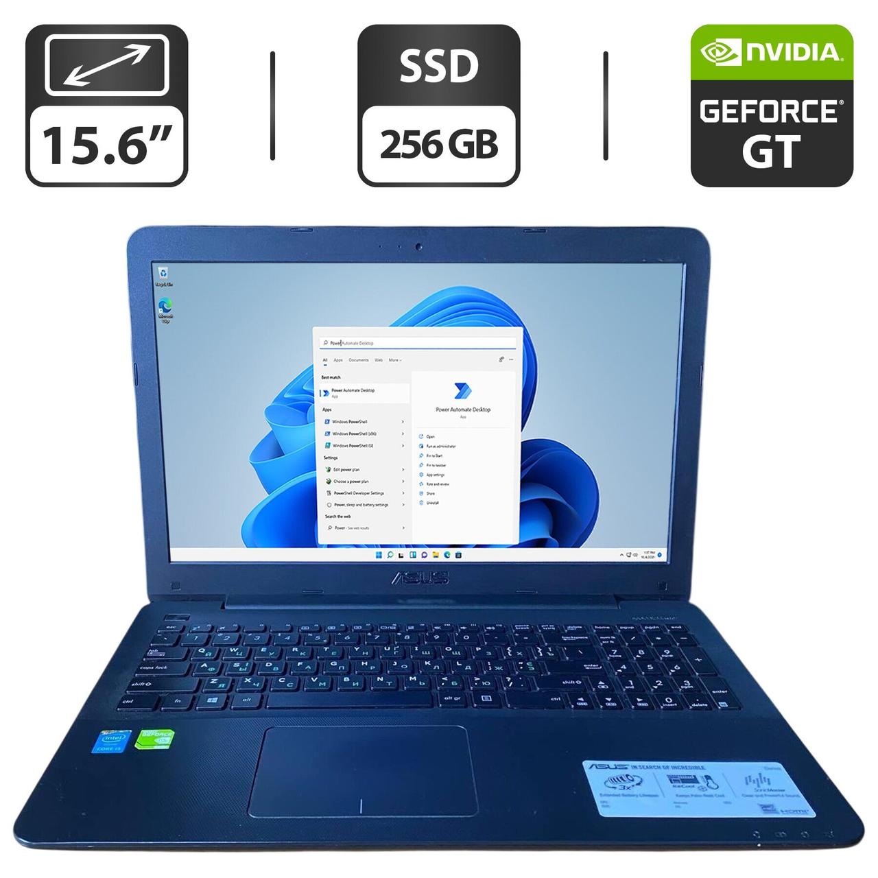 Ноутбук Asus F554L/ 15.6" (1366x768)/ Core i5-4210U/ 12 GB RAM/ 256 GB SSD/ GeForce GT 820M 2GB