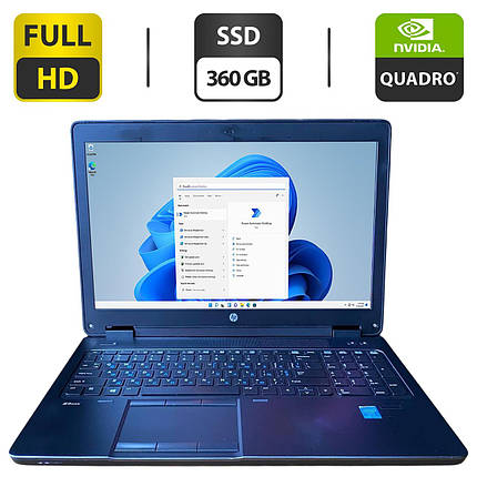 Ноутбук HP ZBook 15 G1/ 15.6" (1920x1080)/ Core i5-4330M/ 16 GB RAM/ 360 GB SSD/ Quadro K1100M 1GB, фото 1