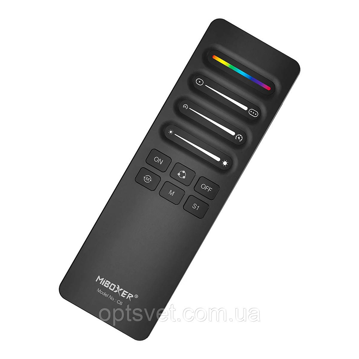 Пульт д/у Mi-light SPI White/RGB/RGBW/CCT RF 2.4G Black (C6), фото 1