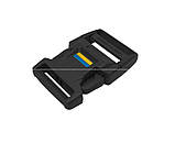 Фастекс тактичний посилений зі вставкою, чорний 40мм, фото 2