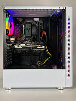Б/в Ігровий ПК 1stPlayer White ATX| Ryzen 5 2600| 16 GB RAM| 128 GB SSD + 1000 GB HDD| Radeon RX 570 8GB, фото 5