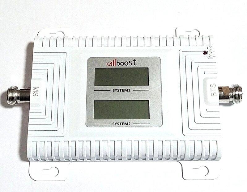 Підсилювач стільникового зв'язку і мобільного інтернету двохдіапазонний CB-2070-GW 900/2100 МГц, 400-600 кв. м.