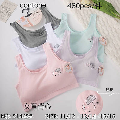 Дитячий топ у рубчик HANA 51465