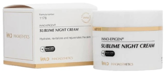 Нічний епігенетичний крем з anti-age ефектом EPIGEN SUBLIME NIGHT CREAM Innoaesthetics, 50 мл