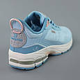 Кросівки жіночі сітка 588230 Блакитні, фото 6