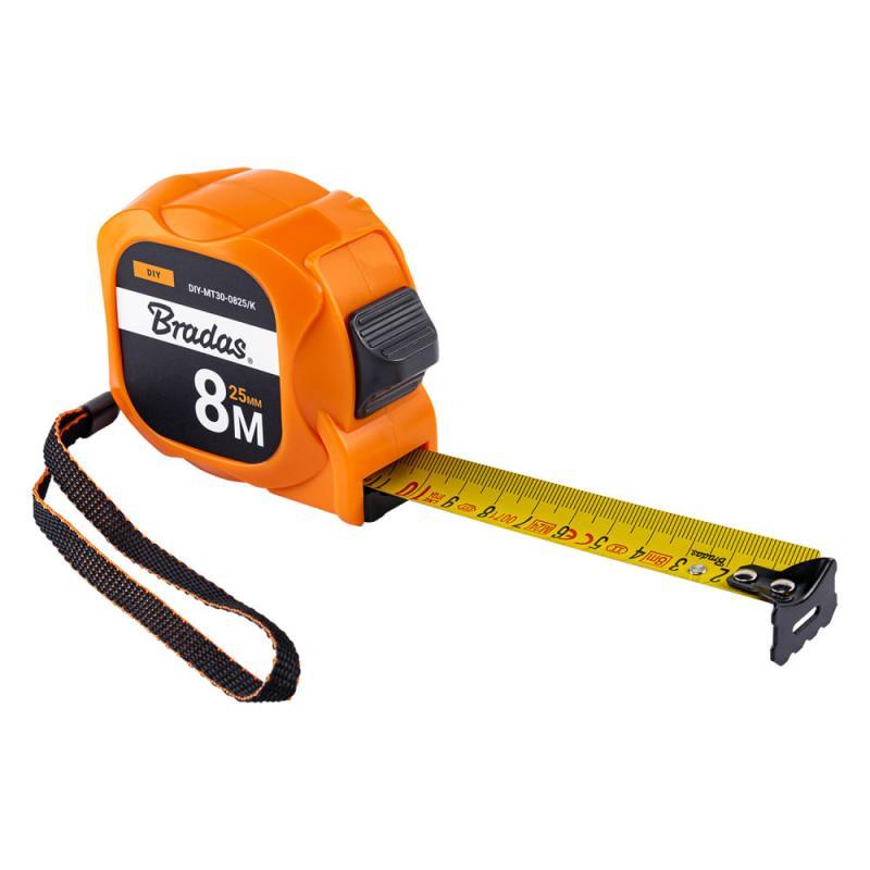 Рулетка на котушці, кінець з нержавіючої 
сталі, TINY 8м/25мм, DIY-MT30-0825/K
