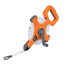 Рулетка вимірювальна, fiberglass, 50 м, DIY-MH11-05013F/CB