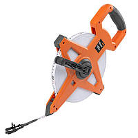 Рулетка вимірювальна, fiberglass, швидка, 100 
м, DIY-MH12-10015F/CB