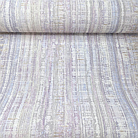 Шпалери вінілові 10.05 × 1.06 м Grandeco US4007, сірі, білі, блакитні, бузкові, для спальні, вітальні, кухні, коридору