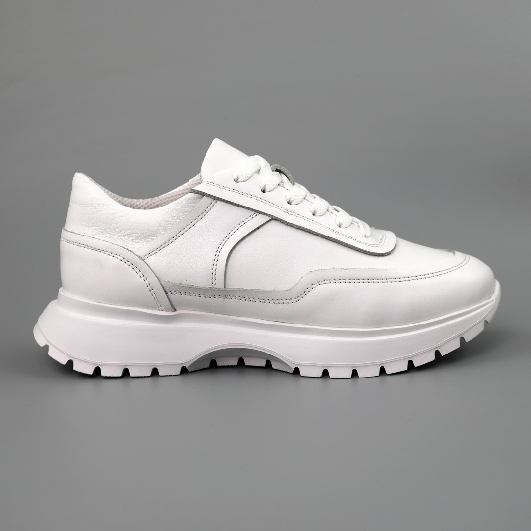 Кросівки жіночі шкіряні 589899 Білі, фото 1