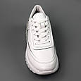 Кросівки жіночі шкіряні 589899 Білі, фото 2