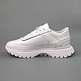 Кросівки жіночі шкіряні 589899 Білі, фото 3