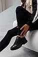 Кросівки жіночі шкіряні 590099 Чорні, фото 8