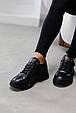 Кросівки жіночі шкіряні 590099 Чорні, фото 9