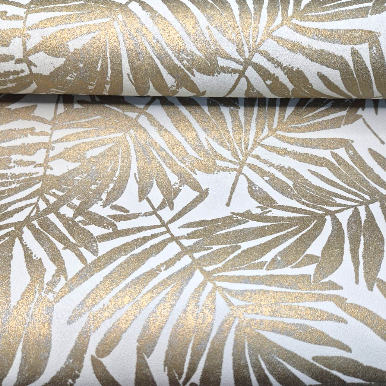 Шпалери вінілові на флізеліні 10,05 × 1,06 Marburg 31366, золотисті  для спальні, коридору, кімнати, фото 1