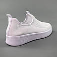 Кросівки жіночі сітка 591557 Білі, фото 6