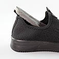 Кросівки жіночі сітка 591556 Чорні, фото 7