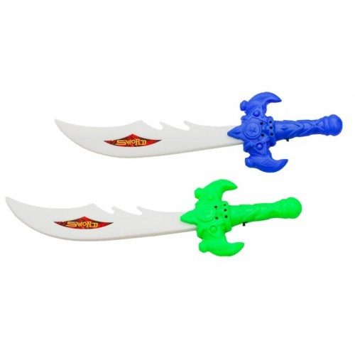 Зброя муз. Меч F1559 світло 2 кольори на батарейці в кульку 10х37 5х3см