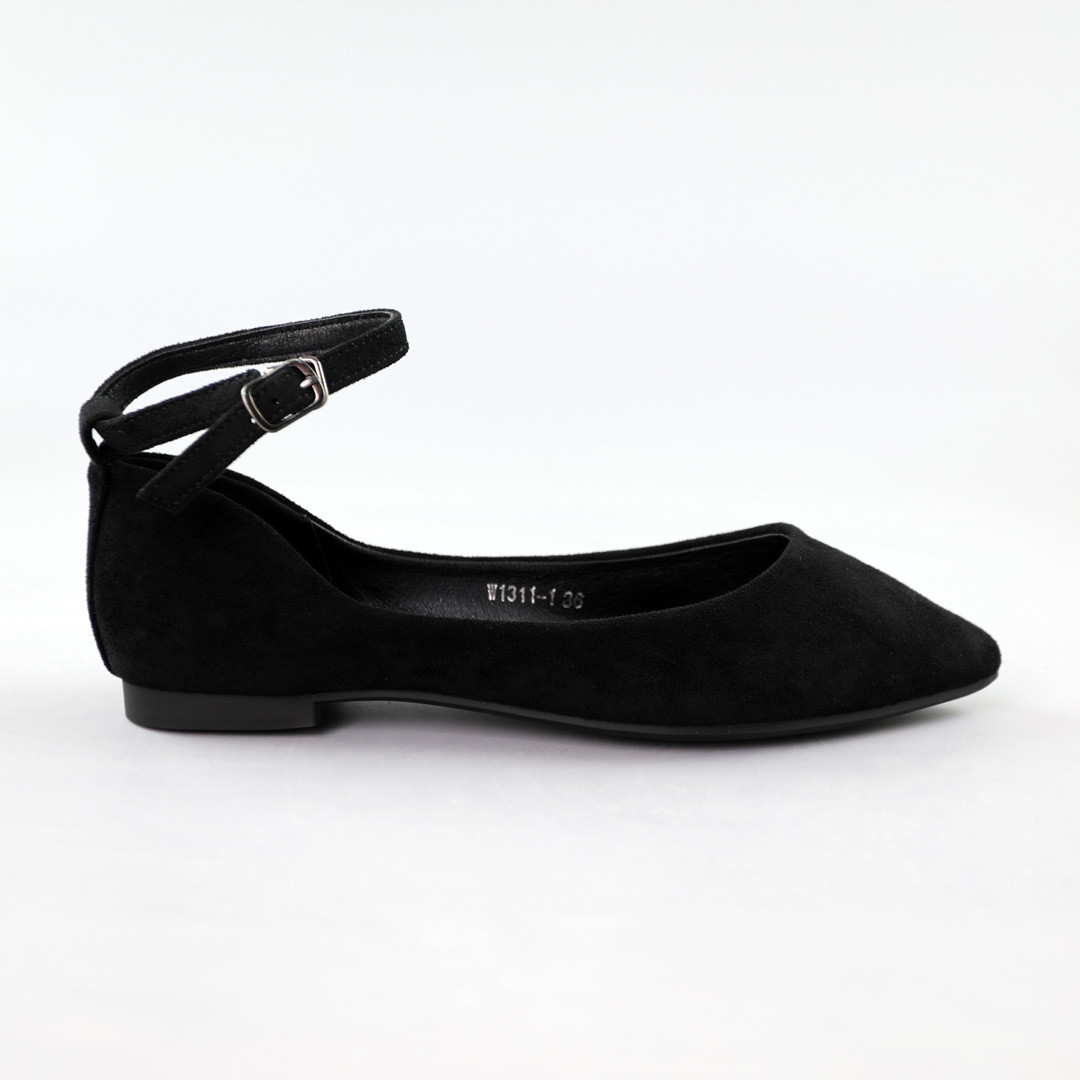 Балетки жіночі 591486 Чорні, фото 1