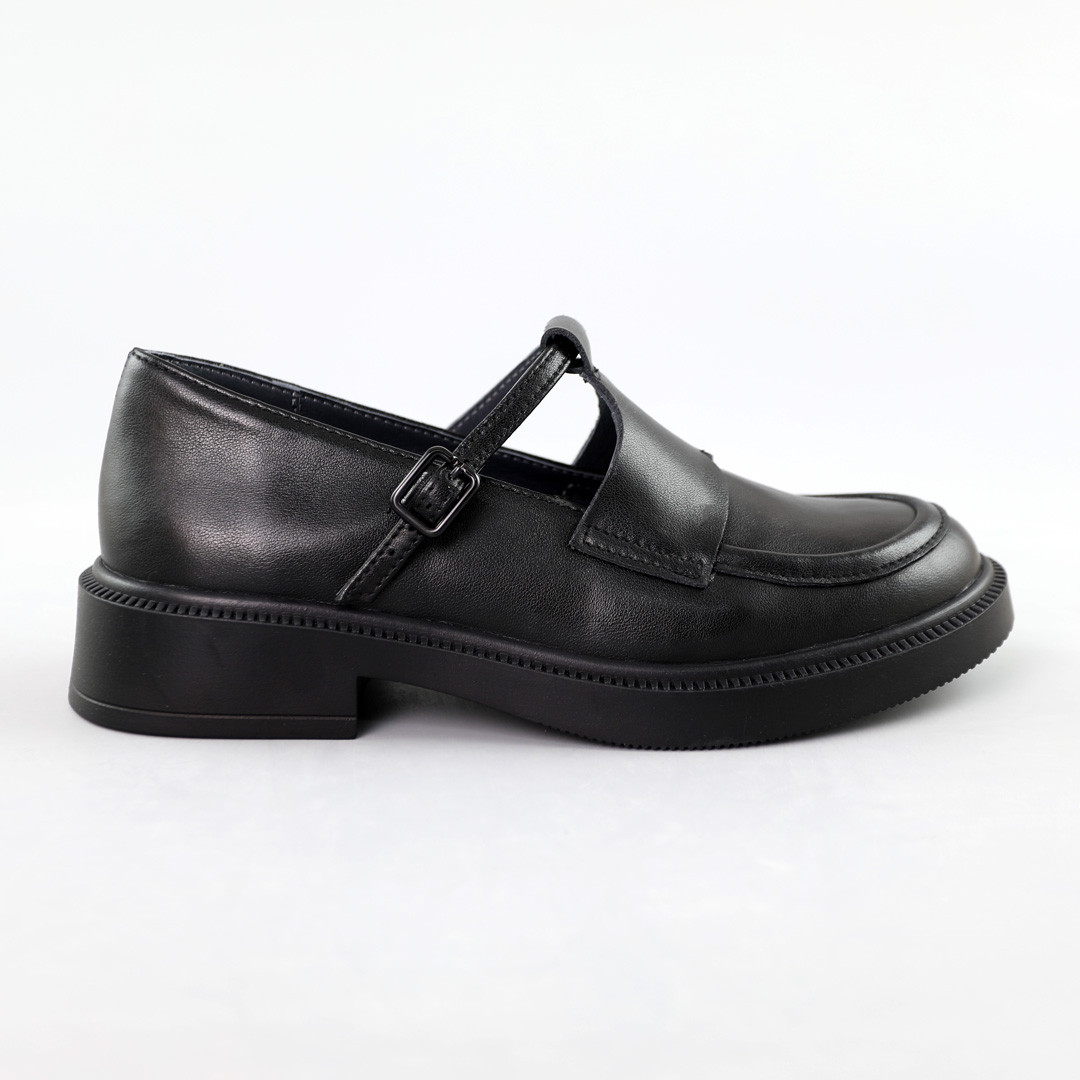 Туфлі жіночі шкіряні 591355 Чорні, фото 1