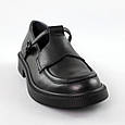 Туфлі жіночі шкіряні 591355 Чорні, фото 2