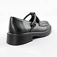 Туфлі жіночі шкіряні 591355 Чорні, фото 6