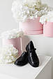 Туфлі жіночі шкіряні 591355 Чорні, фото 7