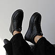 Кеди жіночі шкіряні 586247 Чорні, фото 10