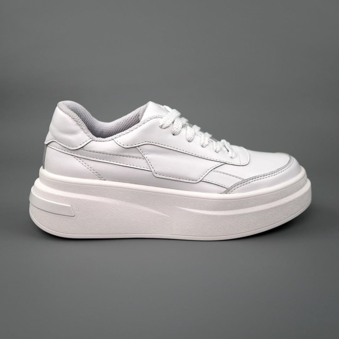 Кеди жіночі шкіряні 588059 Білі, фото 1