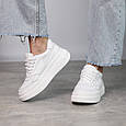 Кеди жіночі шкіряні 588059 Білі, фото 10