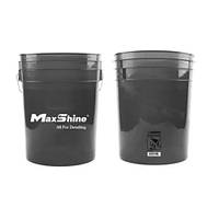 Відро для миття прозоре чорне MaxShine Detailing Bucket, 20 л
