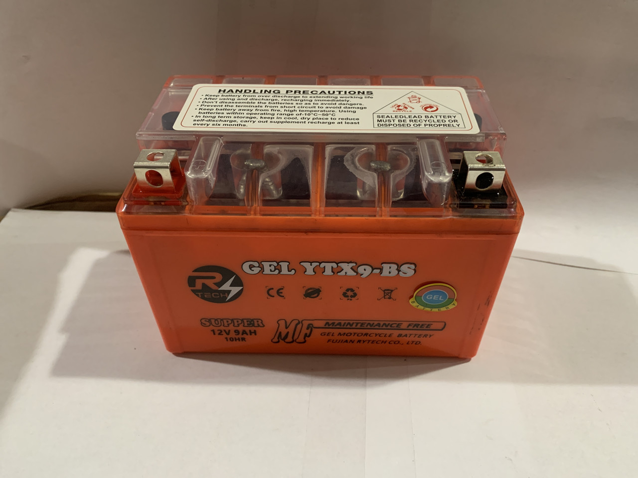 АКБ 12V 9A гелевий (151x86x106) RTECH