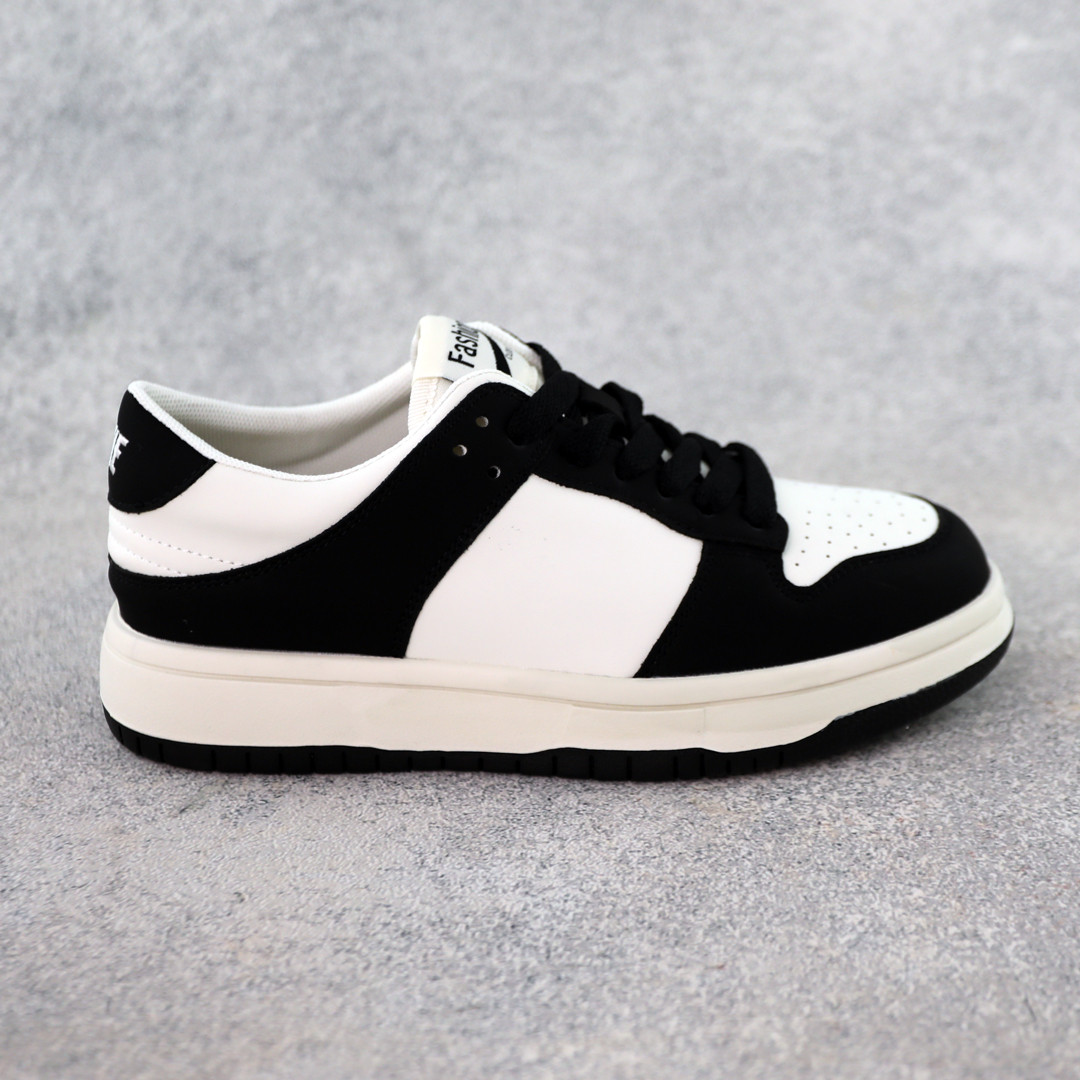 Кеди жіночі шкіряні 588508 Білі чорні, фото 1