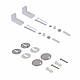 Унітаз підлоговий Qtap Aries Rimless безобідковий з сидінням Soft-close WHITE QT03228302W, фото 10