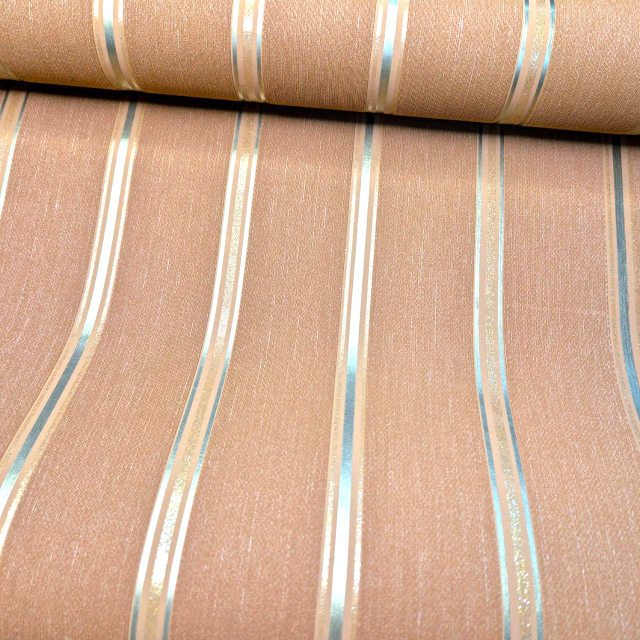 Шпалери вінілові 10.05 × 1.06 м Marburg 31531, коричневі для спальні, вітальні, кухні, коридору, ванної кімнати, фото 1