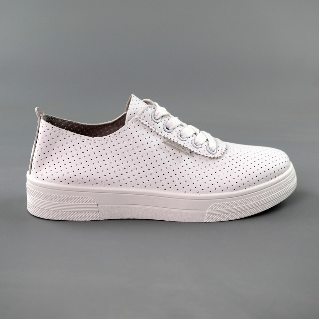 Кеди жіночі літні перфорація 591559 Білі, фото 1