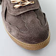 Кеди жіночі замшеві 591623 Коричневі, фото 4