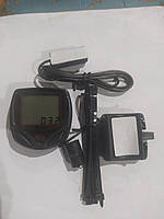 Велокомпютер дротовий без підсвічування, 11 функцій OEM