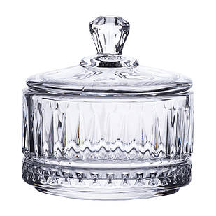 Цукерниця з кришкою Ø 6.5 см скляна HP-YH-29