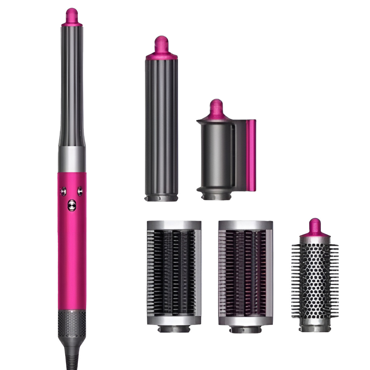 Мультисталер для волосся Airwrap Complete Long 6 насадок, рожевий