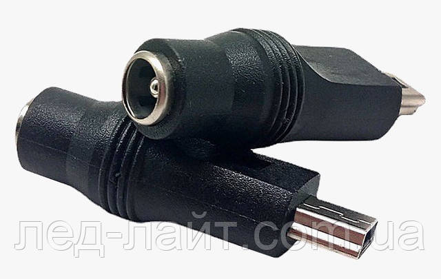 Перехідник DC 5.5мм 2.1мм mini USB